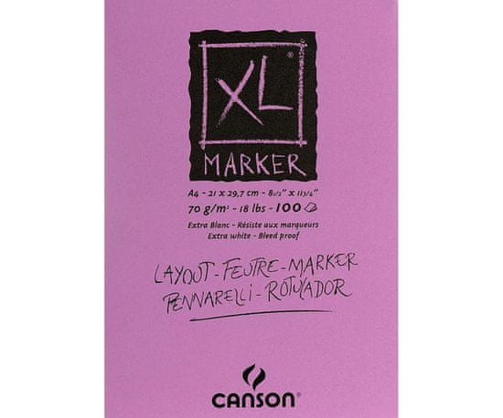 canson Skicák xl marker lepený na krátké straně (70g/m2