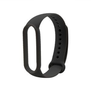  MAX Náhradní řemínek pro MiBand 5/6 MXS52 Černý silikon měkký a odolný