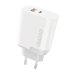 DUDAO Wall Charger nabíječka USB / USB-C QC 3.0 3A, bíla