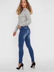 Vero Moda Dámské džíny VMTANYA Skinny Fit 10222531 Medium Blue Denim (Velikost XL/30)