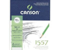 canson Skicák 1557 na kresbu a skici s kroužkovou vazbou (120g/m2,