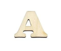 Kraftika Písmeno a 4,5x4cm - dřevěný výřez (1ks), dřevěné dekorace