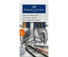 Faber-Castell Sada tužek a uhlů pro kreslení a skicování (7ks)