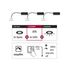 Paulmann PAULMANN Vestavné svítidlo Choose LED-Modul Coin EasyDim 3x6,5W 2.700 924.77 92477