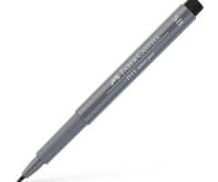 Faber-Castell Popisovač pitt artist pen soft brush, šedá,
