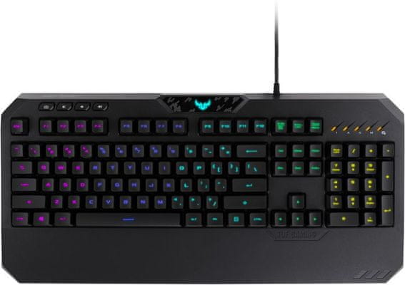 Asus TUF Gaming Combo, CZ (90MP01A0-B0ZA00) myš klávesnice CZ layout mech-brane, aura sync rgb