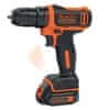 Black+Decker Aku vrtačka BDCDD12, 10,8 V / 1,5 Ah Li-Ion