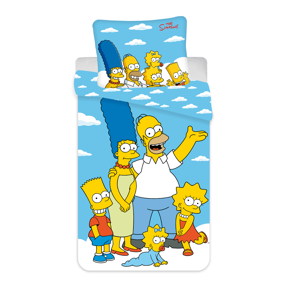 Jerry Fabrics Povlečení Simpsonovi Rodina Oblaka 02