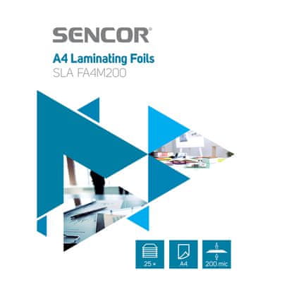 Sencor SLA FA4B200 laminovací folie formát A4 25ks 