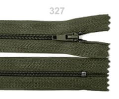 Kraftika 1ks olivine spirálový zip šíře 3mm délka 18cm autolock