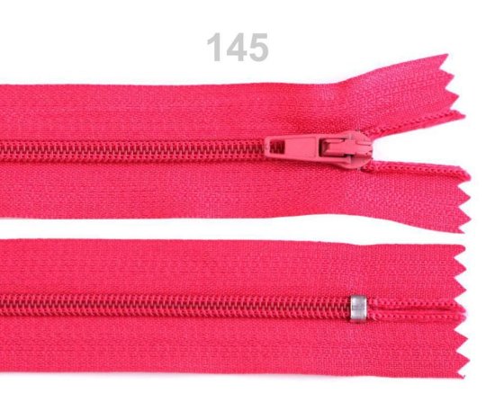 Kraftika 1ks paradise pink spirálový zip šíře 3mm délka 20cm