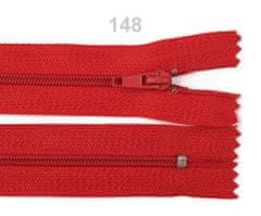 Kraftika 1ks high risk red spirálový zip šíře 3mm délka 10cm