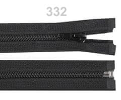 Kraftika 1ks černá spirálový zip šíře 5mm délka 95cm bundový