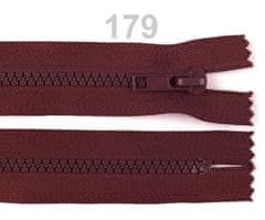 Kraftika 1ks 179 biking red zip kostěný šíře 5mm délka 16 cm