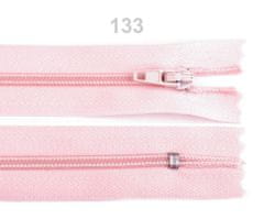 Kraftika 1ks candy pink spirálový zip šíře 3mm délka 14cm autolock