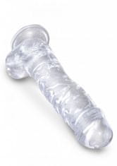 Pipedream Pipedream King Cock Clear 8" Cock with Balls dildo