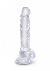 Pipedream Pipedream King Cock Clear 8" Cock with Balls dildo