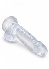 Pipedream Pipedream King Cock Clear 7" Cock with Balls dildo