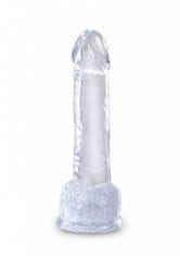 Pipedream Pipedream King Cock Clear 7" Cock with Balls dildo