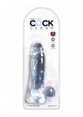 Pipedream Pipedream King Cock Clear 7" Cock with Balls dildo