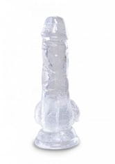 Pipedream Pipedream King Cock Clear 5" Cock with Balls dildo