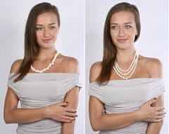 JwL Luxury Pearls Dlouhý náhrdelník z bílých pravých perel JL0076