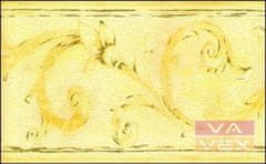 Žlutá papírová tapetová bordura na zeď 1921807, 450,59 x 5 m
