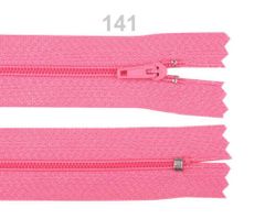 Kraftika 1ks pink carnation spirálový zip šíře 3mm délka 25cm