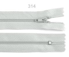 Kraftika 1ks popiel spirálový zip šíře 3mm délka 30cm pinlock