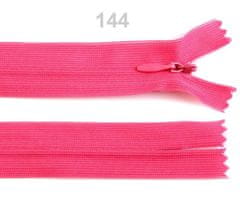 Kraftika 1ks pink lemonade spirálový zip skrytý šíře 3mm délka 50cm