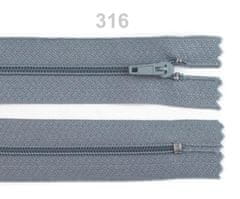 Kraftika 1ks zinc spirálový zip šíře 3mm délka 45cm pinlock