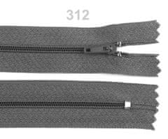 Kraftika 1ks dark shadow spirálový zip šíře 3mm délka 20cm pinlock