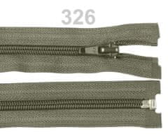 Kraftika 1ks dusky green spirálový zip šíře 5mm délka 85cm bundový