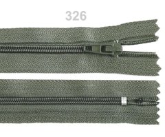 Kraftika 1ks chateau gray spirálový zip šíře 3mm délka 16cm