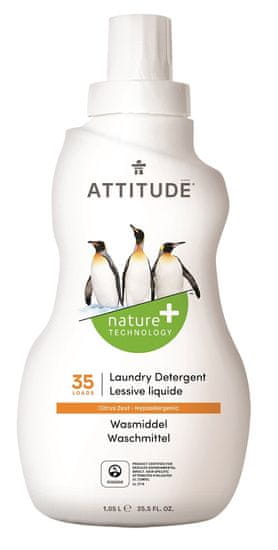 Attitude Aviváž s vůní citronové kůry, 1000 ml (40 pracích dávek)