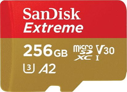 Paměťová karta Sandisk microSDXC Extreme Mobile Gaming 256GB (SDSQXA1-256G-GN6GN) 256gb