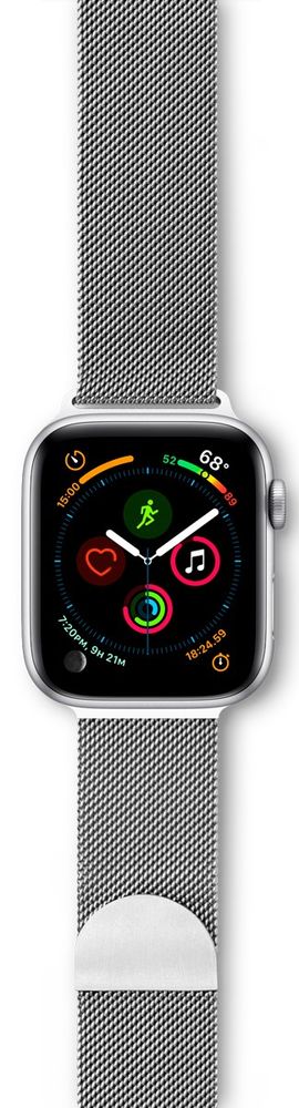 EPICO MILANESE BAND FOR APPLE WATCH 38/40 mm 41918182100001, stříbrná