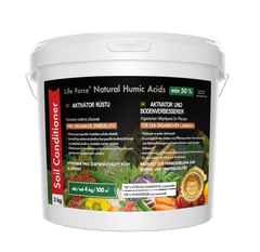 Life Force Natural Humic Acids pro organické zemědělství, akční set 2 x 3 Kg, organické hnojivo a aktivátor půdy, zvláště vhodné pro skleníkové a pokojové rostliny. 
