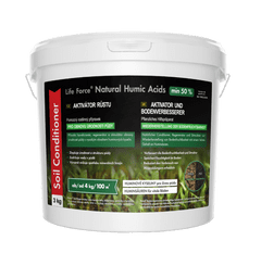 Life Force Natural Humic Acids pro obnovu úrodnosti půdy, akční set 2 x 3 Kg, aktivátor půdy, zvláště vhodný pro skleníkové a pokojové rostliny oslabené a zanedbané. 