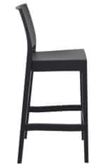 BHM Germany Barová židle Viola (SET 2 ks), černá