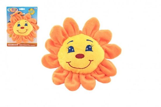 Teddies Hrající strojek natahovací plyš sluníčko 20cm