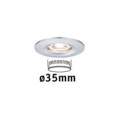 Paulmann PAULMANN LED vestavné svítidlo Nova mini nevýklopné IP44 1x4W 2700K chrom 230V 943.02 94302
