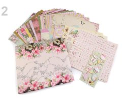 Kraftika 1sada růžová nejsv. scrapbooking sada album a doplňky