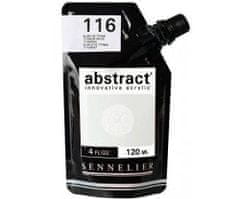 Kraftika Akrylová barva abstract 120ml - titanium white 116, bílá