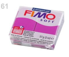 Kraftika 1ks růžová pink fimo 57g soft, hmota a pomůcky