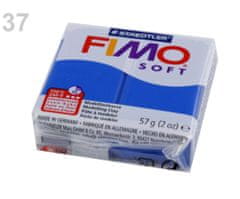 Kraftika 1ks 37 modrá neonová fimo 57g soft, hmota a pomůcky