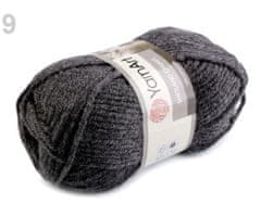 Kraftika 1ks (631) šedá hematit pletací příze shetland chunky 100g