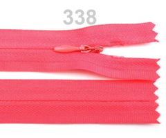 Kraftika 1ks pink lemonade neon zip skrytý nedělitelný 3mm délka