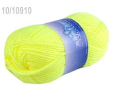 Kraftika 1ks (10910) sulphur spring neon pletací příze gerlach 100g