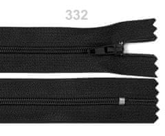 Kraftika 1ks black spirálový zip šíře 3mm délka 60cm pinlock